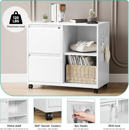 SISESOL 2 Drawer File Cabinet - Image 6