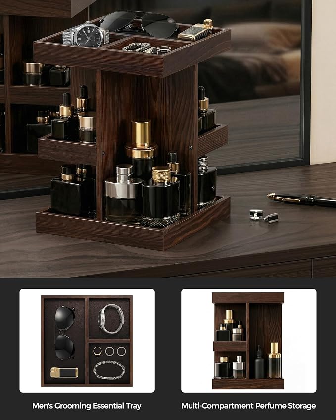ProCase 3-Tier 360° Rotating Cologne Organizer - Image 5