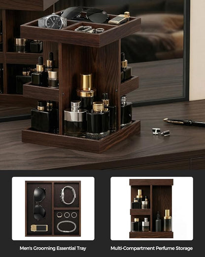 ProCase 3-Tier 360° Rotating Cologne Organizer - Image 5