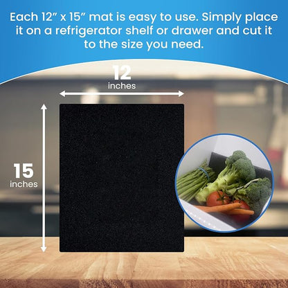 Bluapple FreshMats, Refrigerator Bin Liner, Fridge Drawer Mats, Crisper Life - Image 4