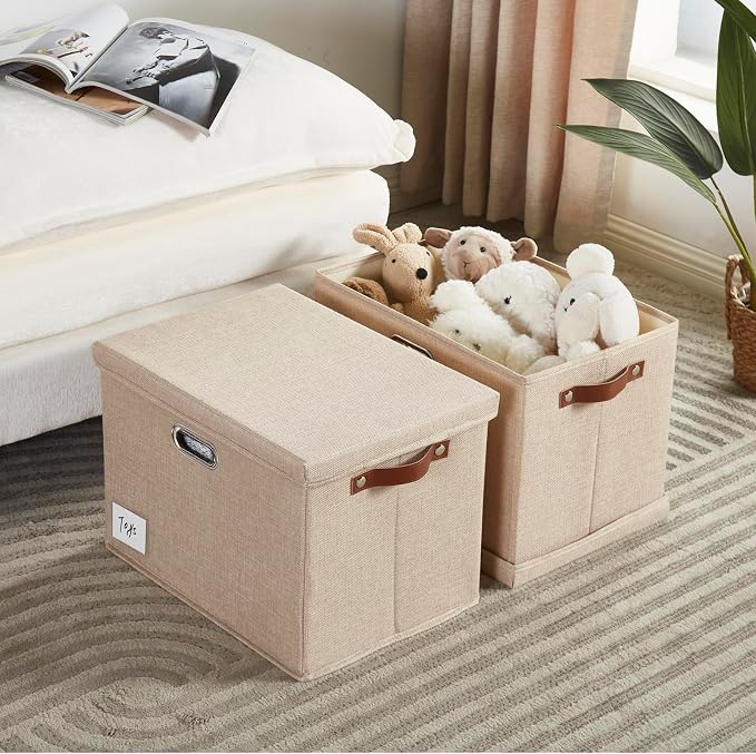 17" Large Collapsible Storage Bins - Image 2