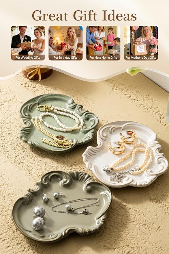 Ceramic Ring Dish, Jewelry Tray, Jewelry Dish, Cute Trinket Tray, Ceramic - Image 3