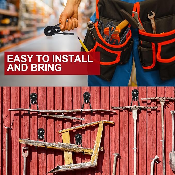 Landhoow Large Magnetic Hooks Heavy Duty Garage Magnet Hooks Strong Storage - Image 5