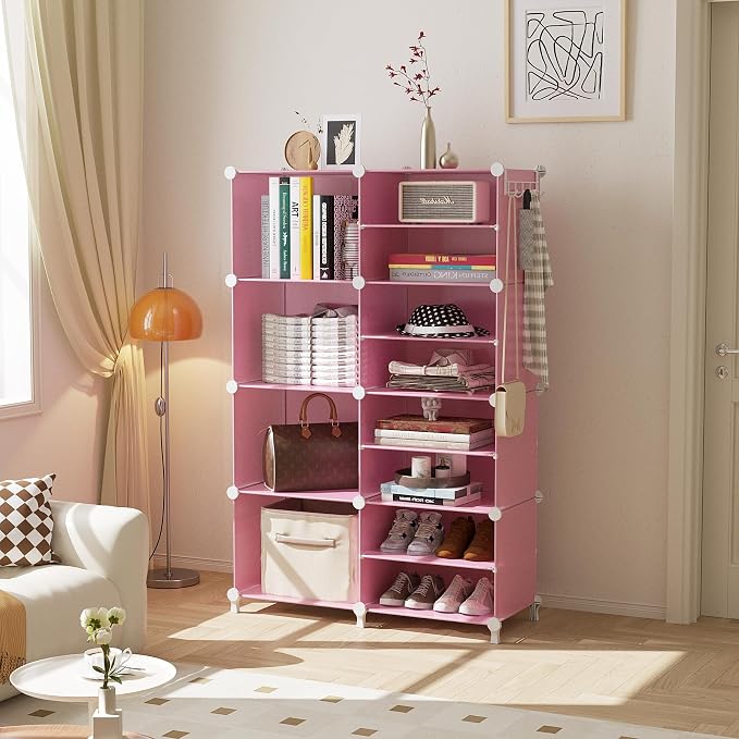 AWTATOS Closet Organizer 8 Cube Storage Shelves Clothes Organizers Closet - Image 2