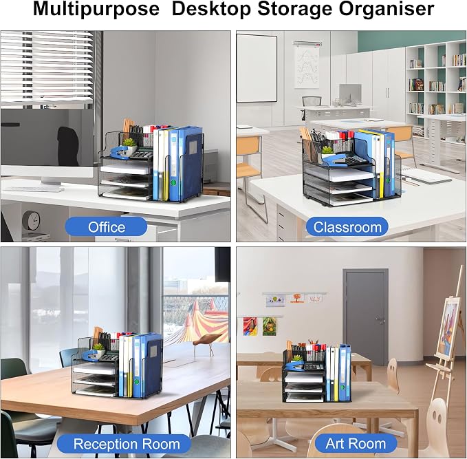 4-Tier Desk Organizer and Accessories - Image 4