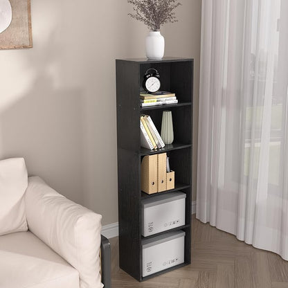 Wooden 5 Cube Storage Organizer, Versatile Cubes Open Shelf and Cubby Unit - Image 2