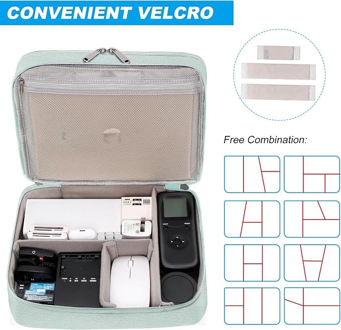 CILLA Electronic Organizer Travel Case, Travel Cord Organizer Case Portable - Image 5