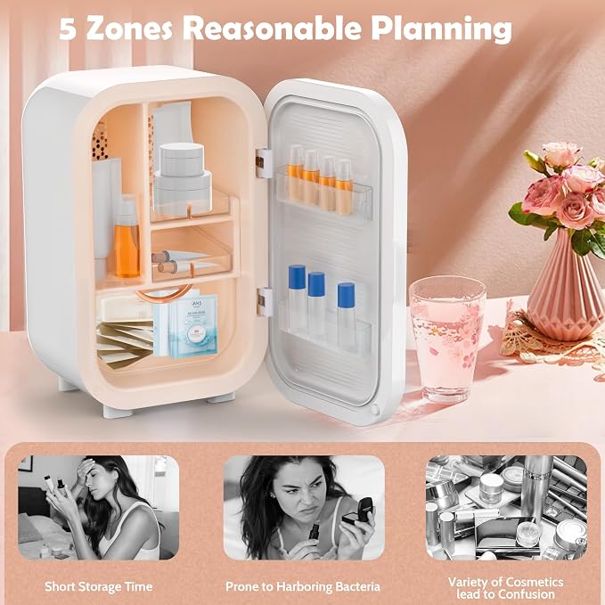 22L Mini Skincare Fridge, Beauty Fridge - Image 4