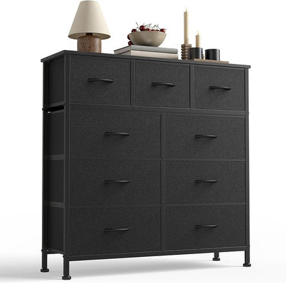 Sweetcrispy 9-Drawer Fabric Dresser Storage Tower by Sweetcrispy