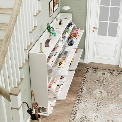 GRUSIGN Shoe Cabinet, Shoe Storage Cabinet - Image 8