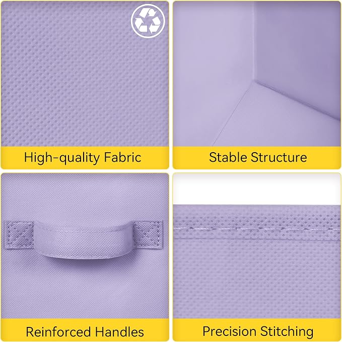 Cupic Cupid 11 Inch Storage Cube, Fabric Cube Storage Bin - Image 7