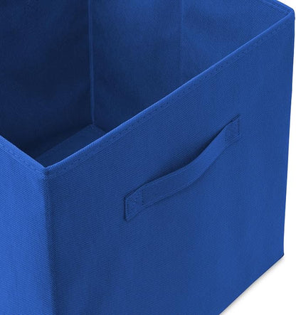 Casafield Set of 6 Collapsible Fabric Cube Storage Bins, Royal Blue - Image 3