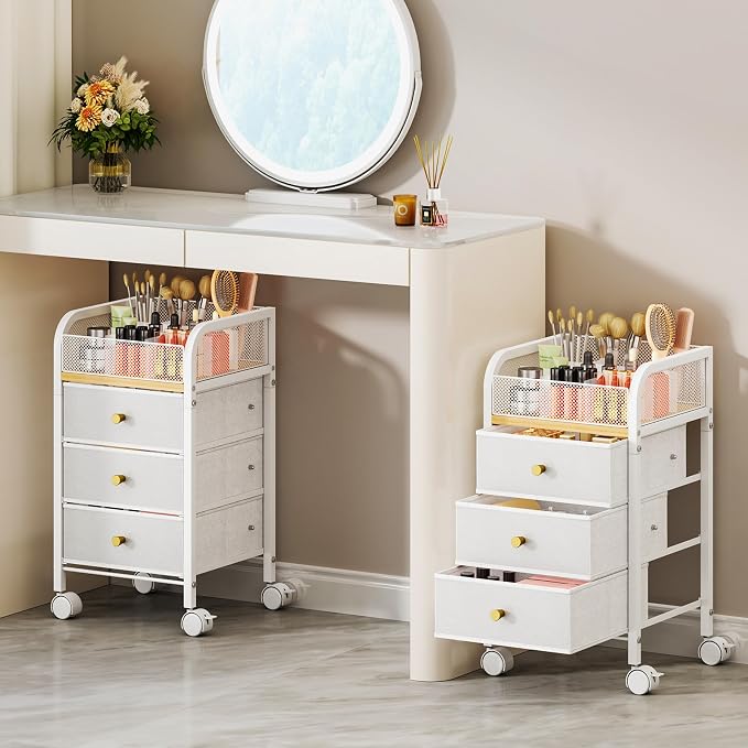 SWTYMIKI Rolling Makeup Organizer Cart by SwtyMiki-TidyHomeSweetLife