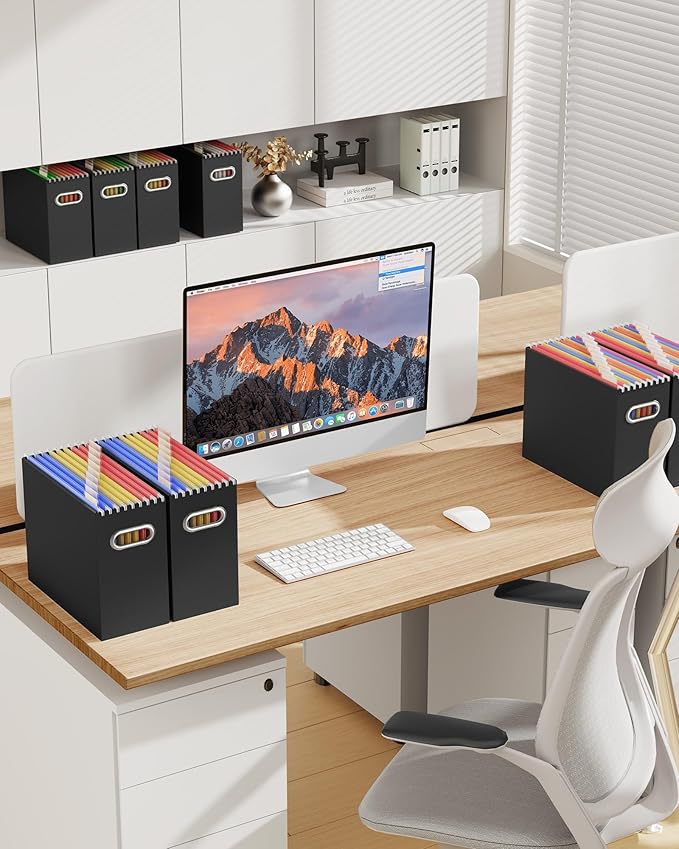 Portable Collapsible Cardboard File Box - Image 3