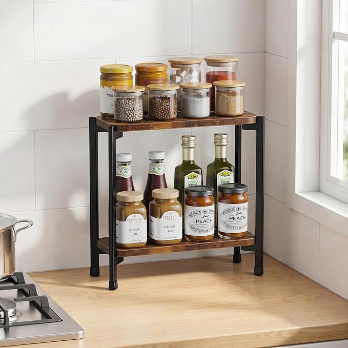 pickpiff 2 Tier Spice Rack Organizer - Image 9