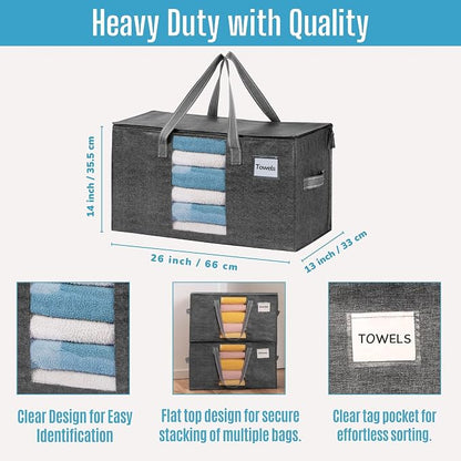 VENO 8 Pack Moving Bags, Comforter and Blanket Storage Bags - Image 5