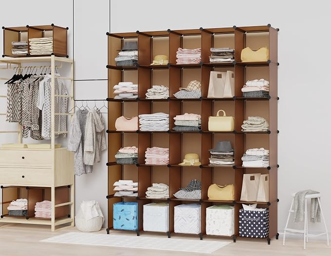 HOMIDEC Cube Storage Organizer 16-Cube Storage Shelf, Closet Organizer - Image 2