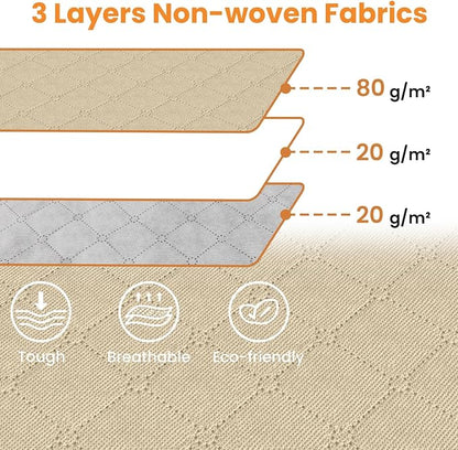 Fab totes 24 Gallons Clothes Storage, Foldable Thick Fabric Blanket Storage Bags - Image 6