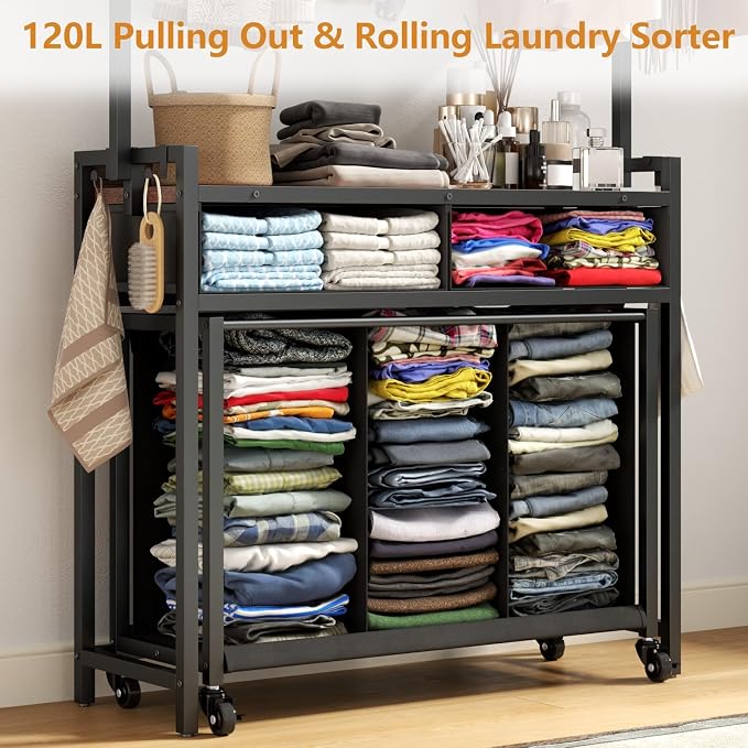 STIKELY Laundry Sorter Hamper - Image 5