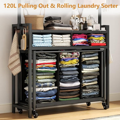 STIKELY Laundry Sorter Hamper - Image 5