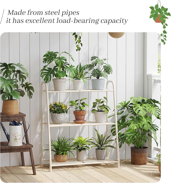 Kitsanery Metal Plant Stand Indoor Outdoor - Image 3
