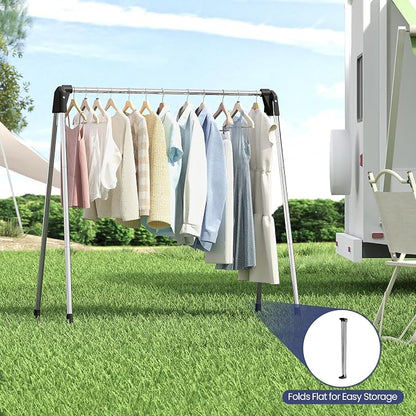 APEXCHASER Clothes Drying Rack, Stainless Steel Drying Rack Clothing - Image 7