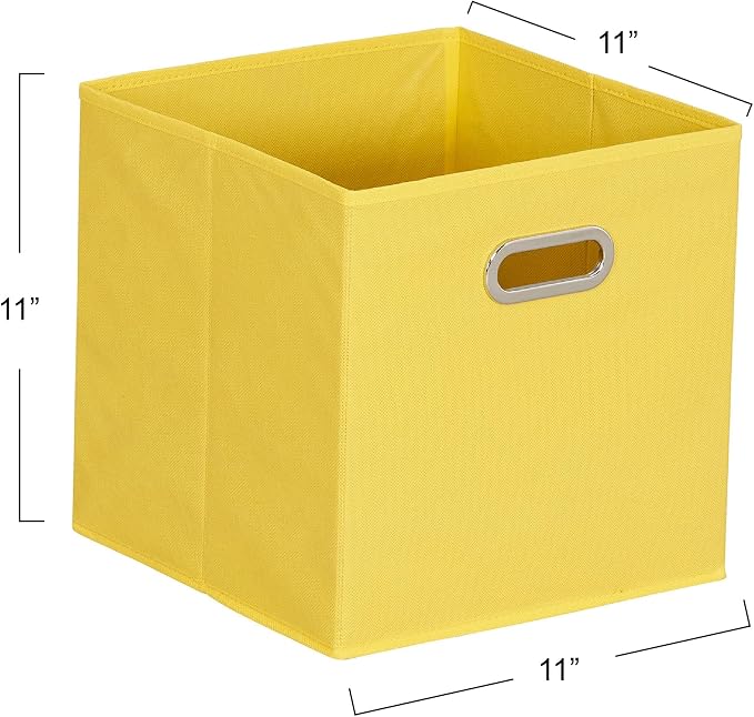 Household Essentials 6 ct Open Fabric Cube Storage Bins - Image 2