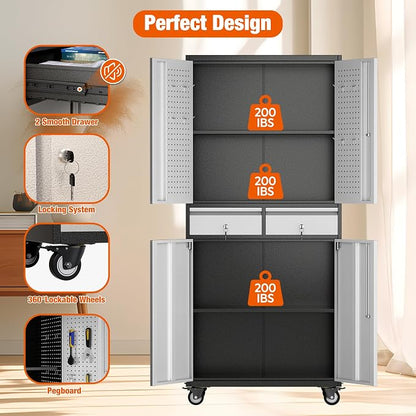 Aobabo Metal Storage Cabinet - Image 5