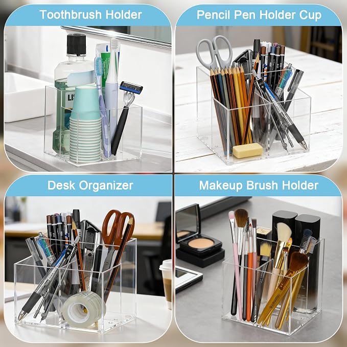 Toothbrush Holder, Large Capacity Electric Toothbrush and Toothpaste Holder - Image 8