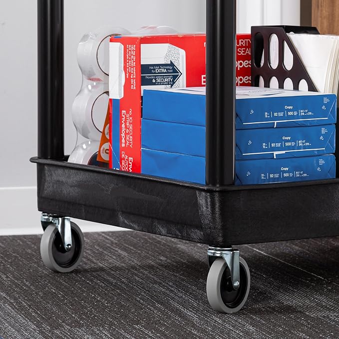 Stand Steady Tubstr Large 3 Shelf Utility Cart | Heavy Duty, Holds Up to 300 - Image 5