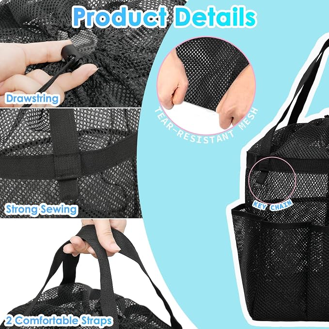 Fammart Mesh Shower Caddy Portable - Image 5