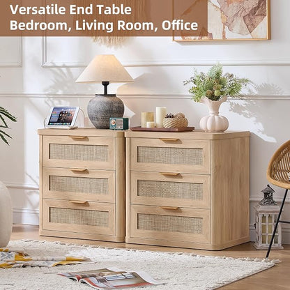 LEYAOYAO Rattan Night Stand - Image 4