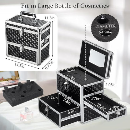 Frenessa Nail Polish Makeup Train Case - Image 6