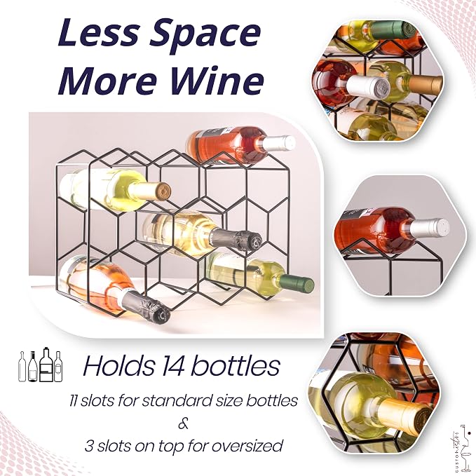 Gusto Nostro Countertop Wine Rack - Image 3