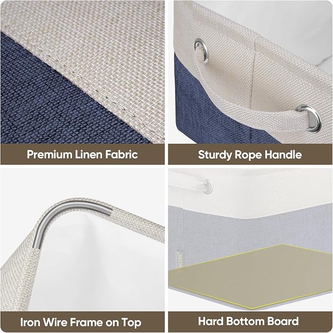 BALEINE 1 Pack Fabric Storage Bins - Image 5