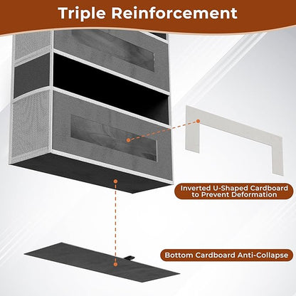 3 Pack 5 Tier Over The Door Organizer - Image 3