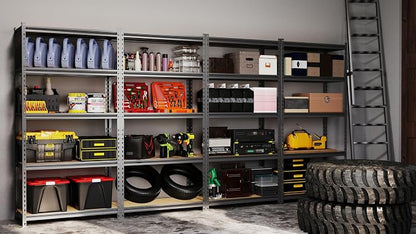 Storage Shelves Garage Shelving Heavy Duty 5 Tier Metal Shelving Units - Image 7