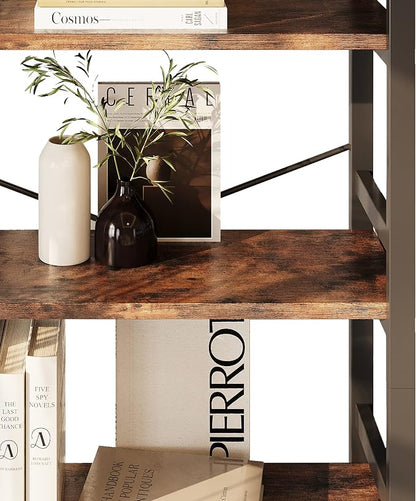 IRONCK Bookshelves and Bookcases, 31.5in Wide Shelf 5-Tier Ladder Shelf - Image 7