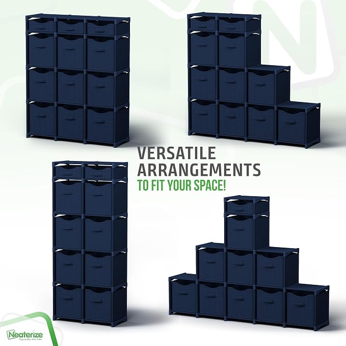 12 Cube Closet Organizers And Storage | Includes All Storage Cube Bins | Easy - Image 4