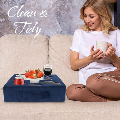 Couch Cup Holder-Sofa Cup Holder Pillow Tray Caddy Cupholder - Image 6
