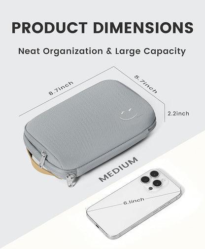 Travelkin Travel Cord Organizer, Electronic Organizer Travel Case, Cable - Image 3