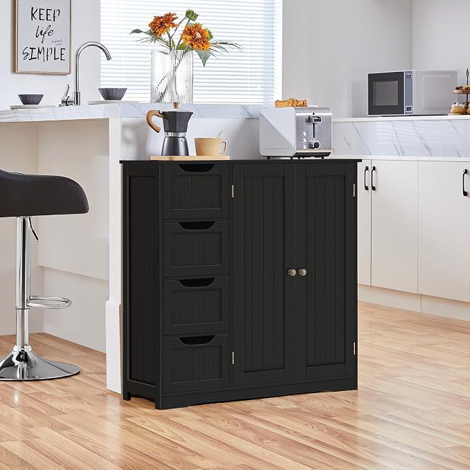 Yaheetech Small Bathroom Storage Cabinet - Image 4