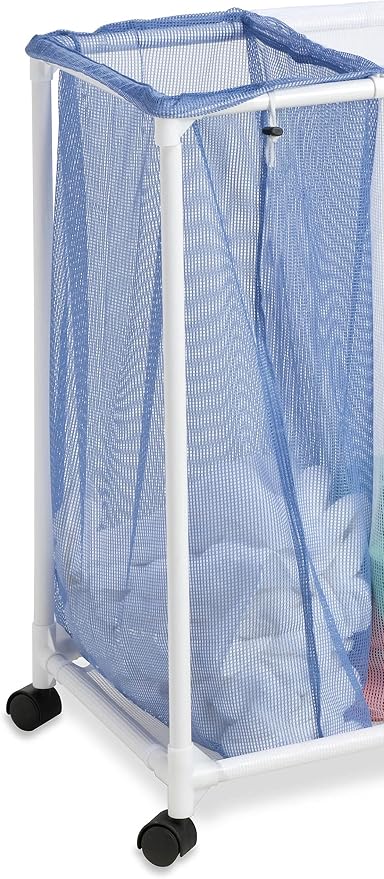 Honey-Can-Do HMP-01629 3 bag mesh laundry sorter, 30.5" x 15.3" x 30" - Image 2