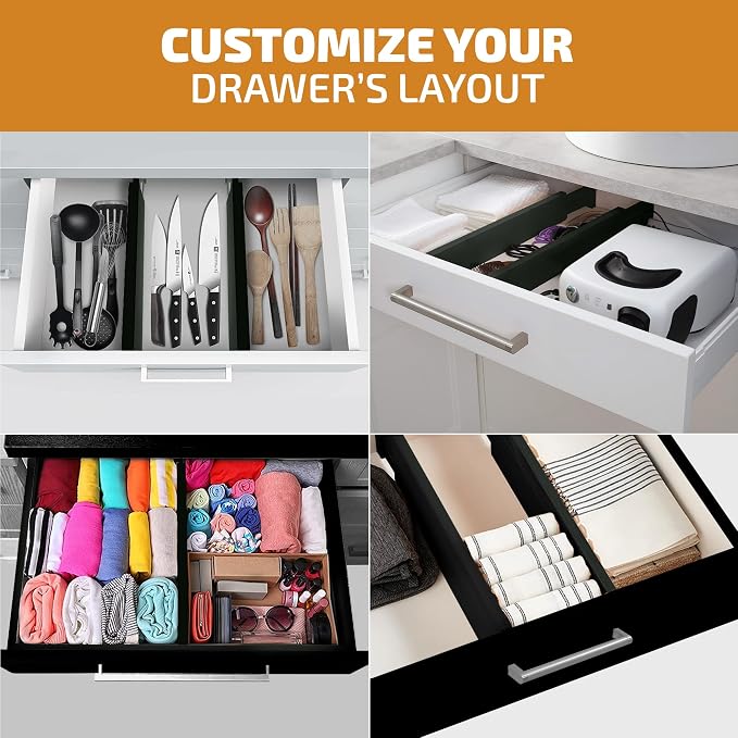 Bambüsi 4 Pack Drawer Dividers - Image 6