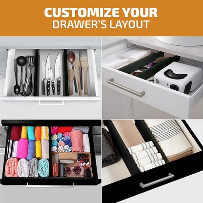 Bambüsi 4 Pack Drawer Dividers - Image 6