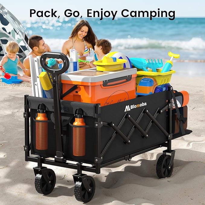 Blomoba 220 lbs Folding Wagon Cart - Image 7