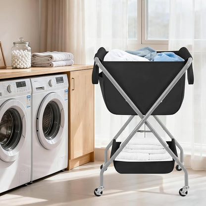 STORAGE MANIAC Collapsible Laundry Cart - Image 7