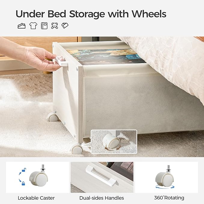 FOUCSSOMEI Under Bed Storage - Image 4