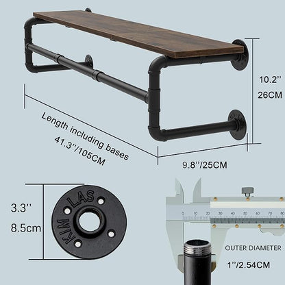 Industrial Pipe Clothes Rack - Image 7