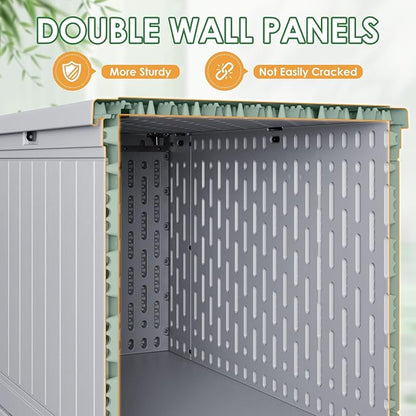 Devoko 260 Gallon Double-Wall Deck Box - Image 4